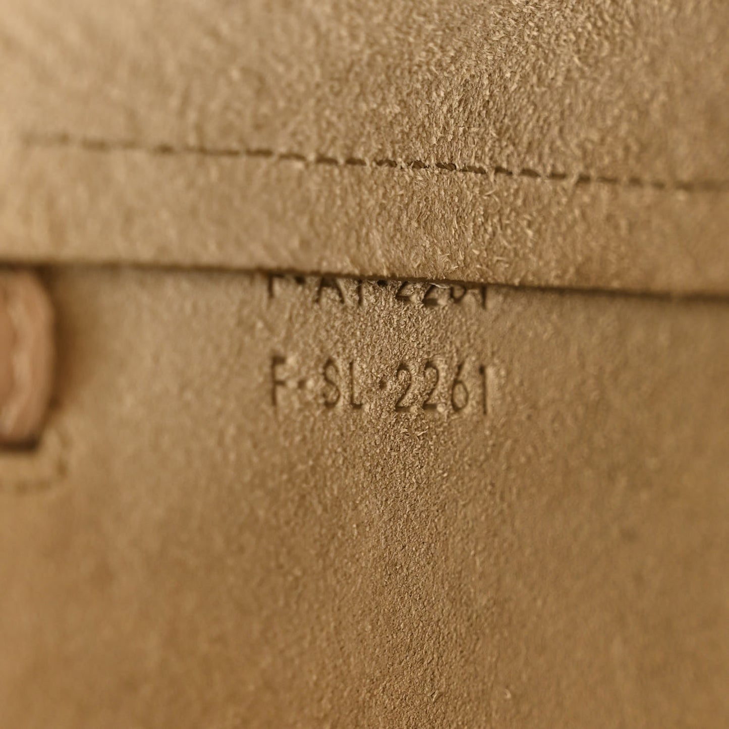 Grained Calfskin Nano Belt Bag Light Taupe