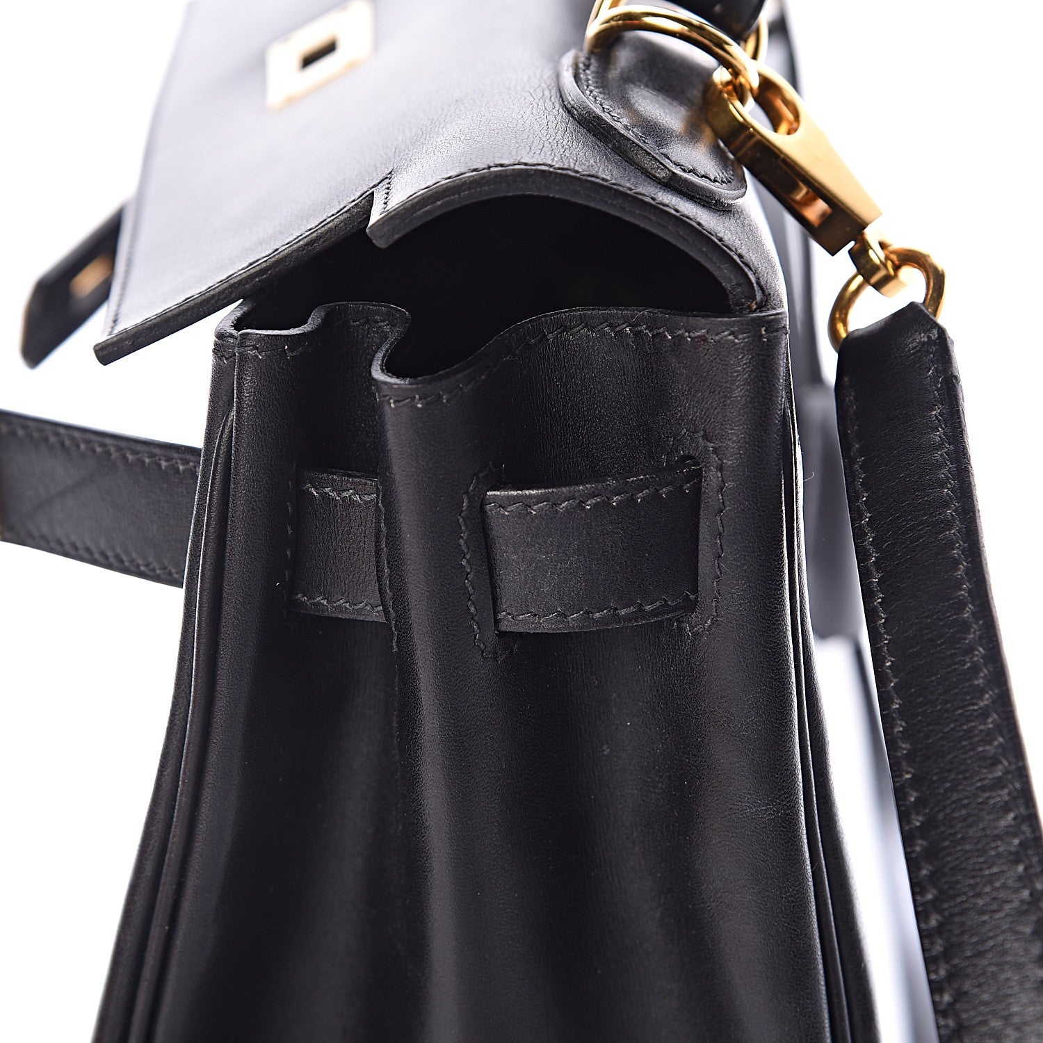 Hermes Box Kelly Retourne 28 Black 12 of 43