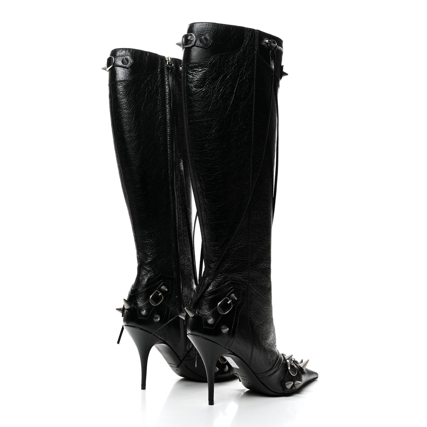 Agneau Arena Spike Spiked Cagole 90mm Boots 41 Black