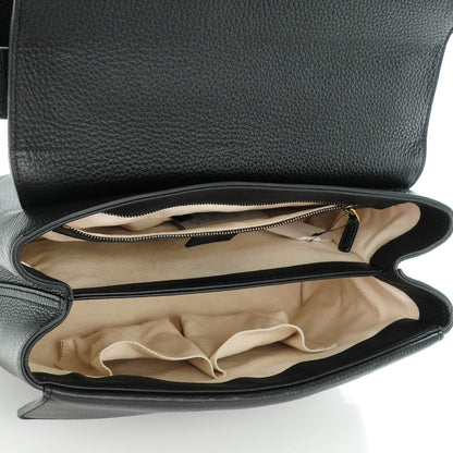 Gucci Cellarius Calfskin GG Marmont Shoulder Bag Black 5 of 7