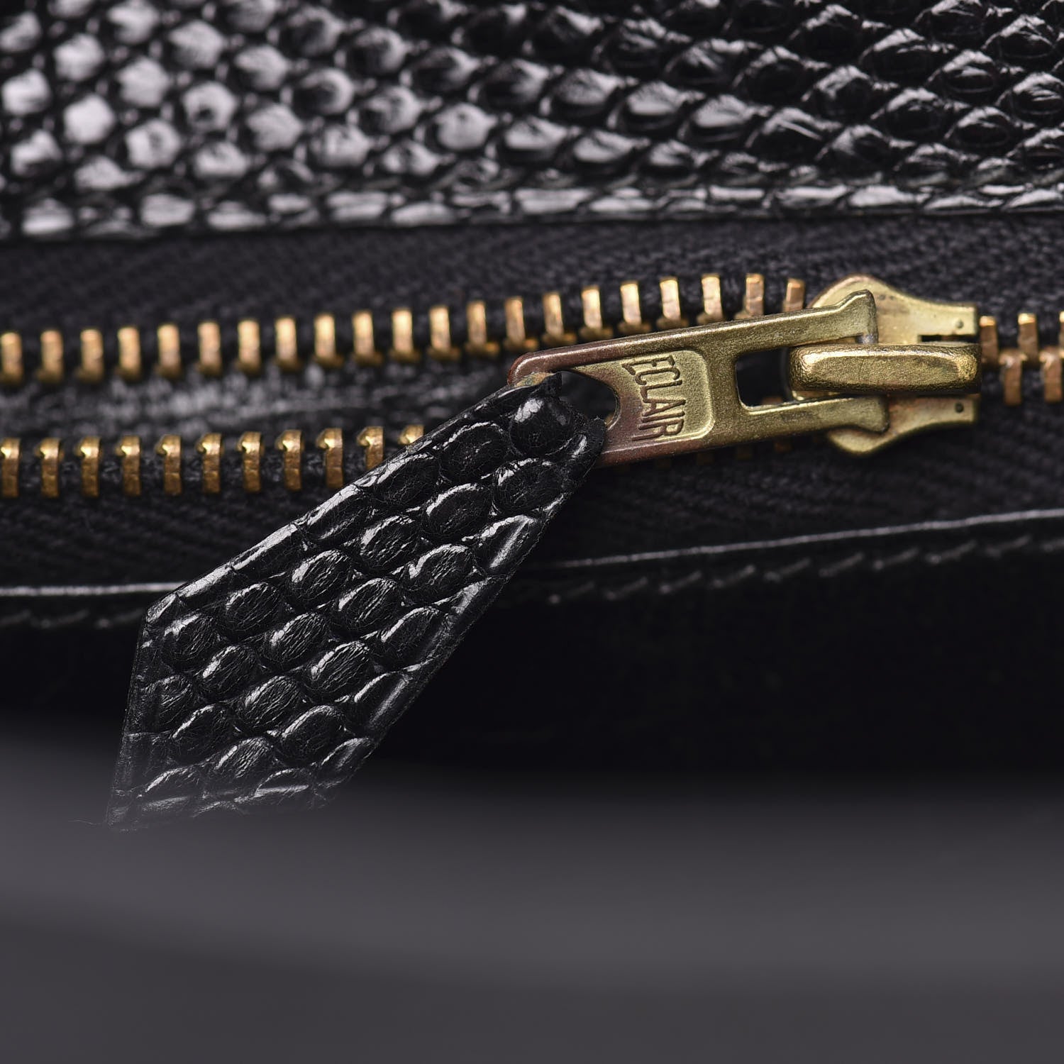 Hermes Lizard Kelly Sellier 32 Black 14 of 35