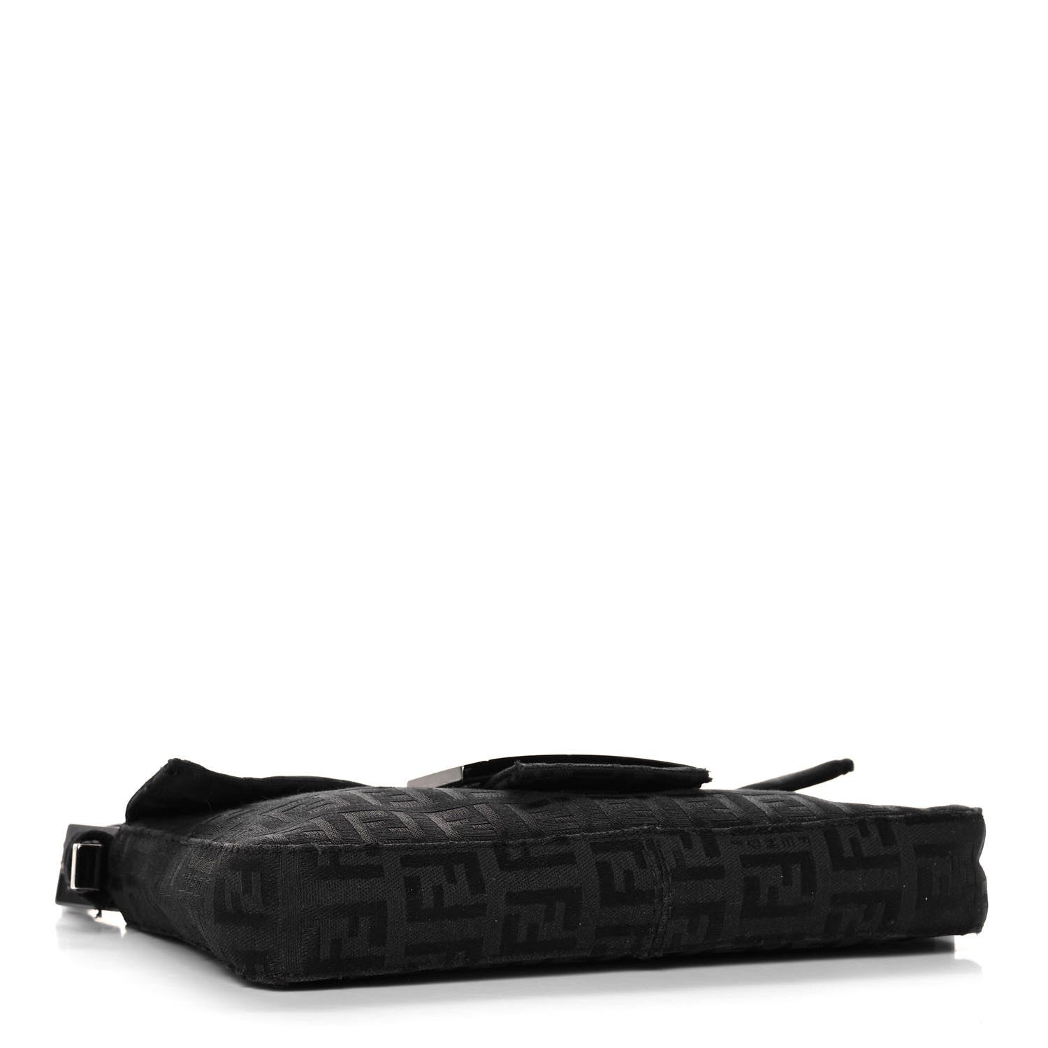 Fendi Zucchino Mini Baguette Black 4 of 14