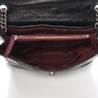 Chanel Aged Calfskin Quilted Jumbo Flap Black 5 of 13