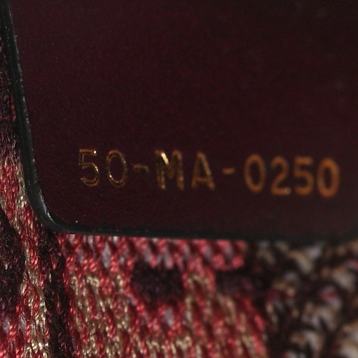 Christian Dior Oblique Mini Book Tote Burgundy Multicolor 7 of 13