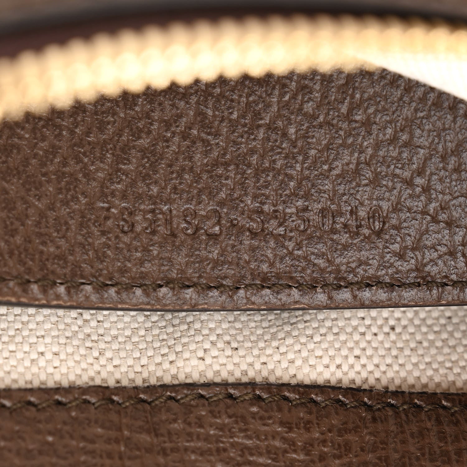 Gucci GG Supreme Monogram Textured Dollar Calfskin Web Small Ophidia GG Handbag Beige Ebony New Acero 7 of 10