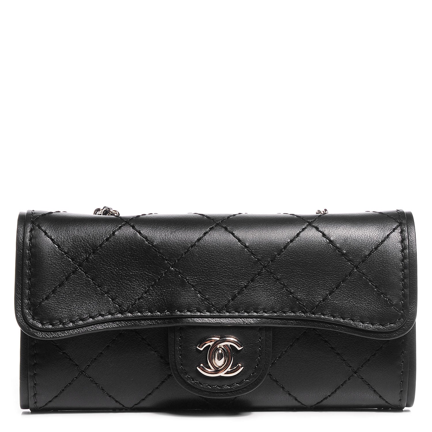 Chanel Calfskin Mini Flap Black 1 of 8