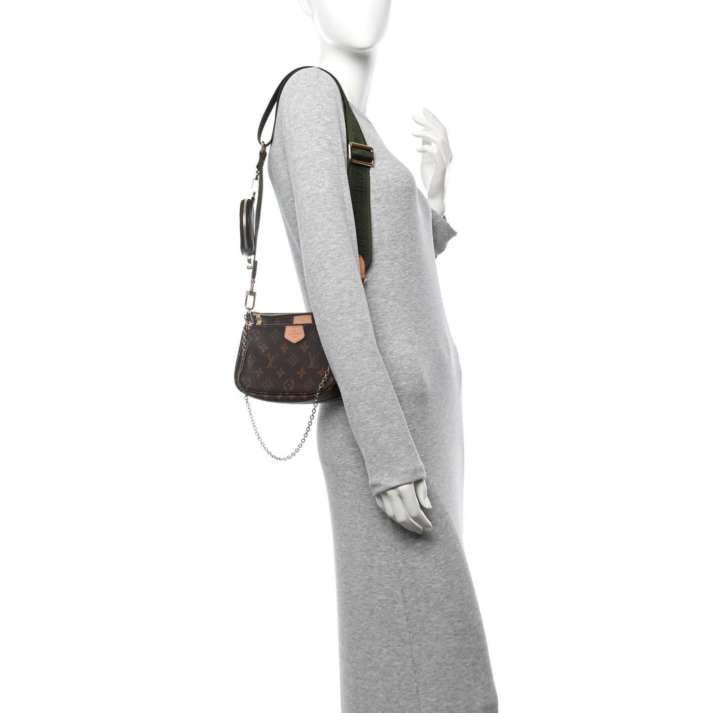 Monogram Multi Pochette Accessories Kaki