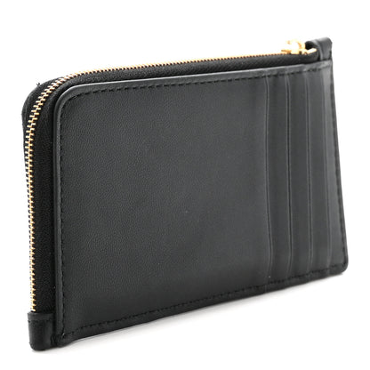 Christian Dior Supple Calfskin Cannage Lady Dior Cosmos Zipped Card Holder Black 3 of 7