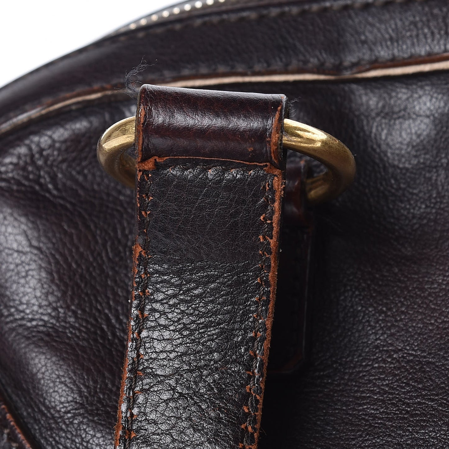 Calfskin Large Muse Dark Brown