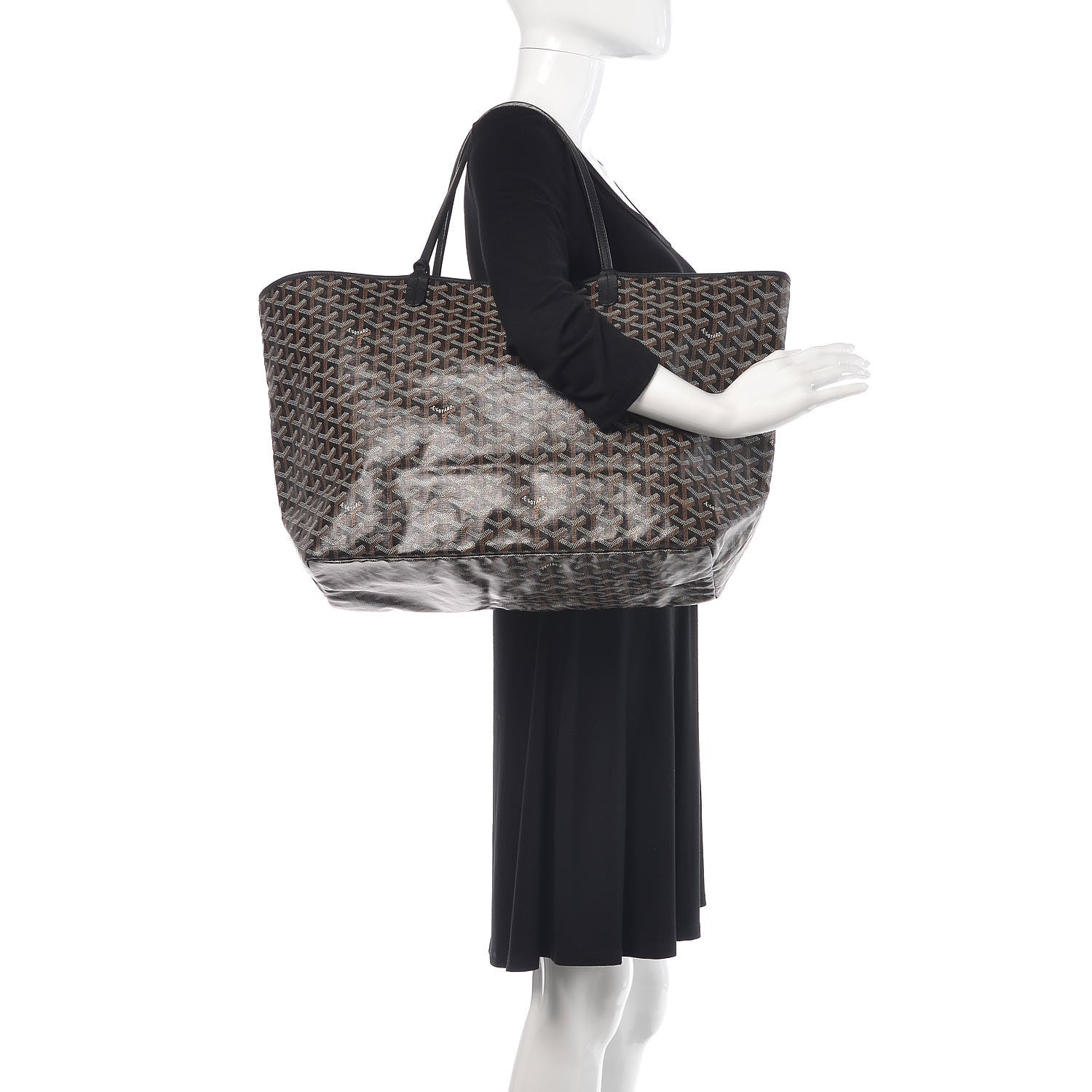 Goyard Goyardine Saint Louis GM Black 2 of 14