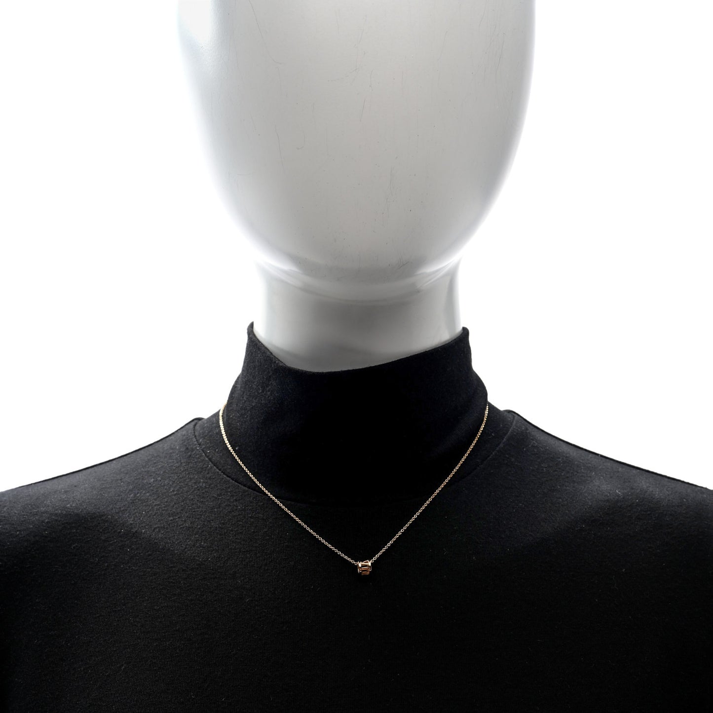 18K Rose Gold Atlas Open Pendant Necklace