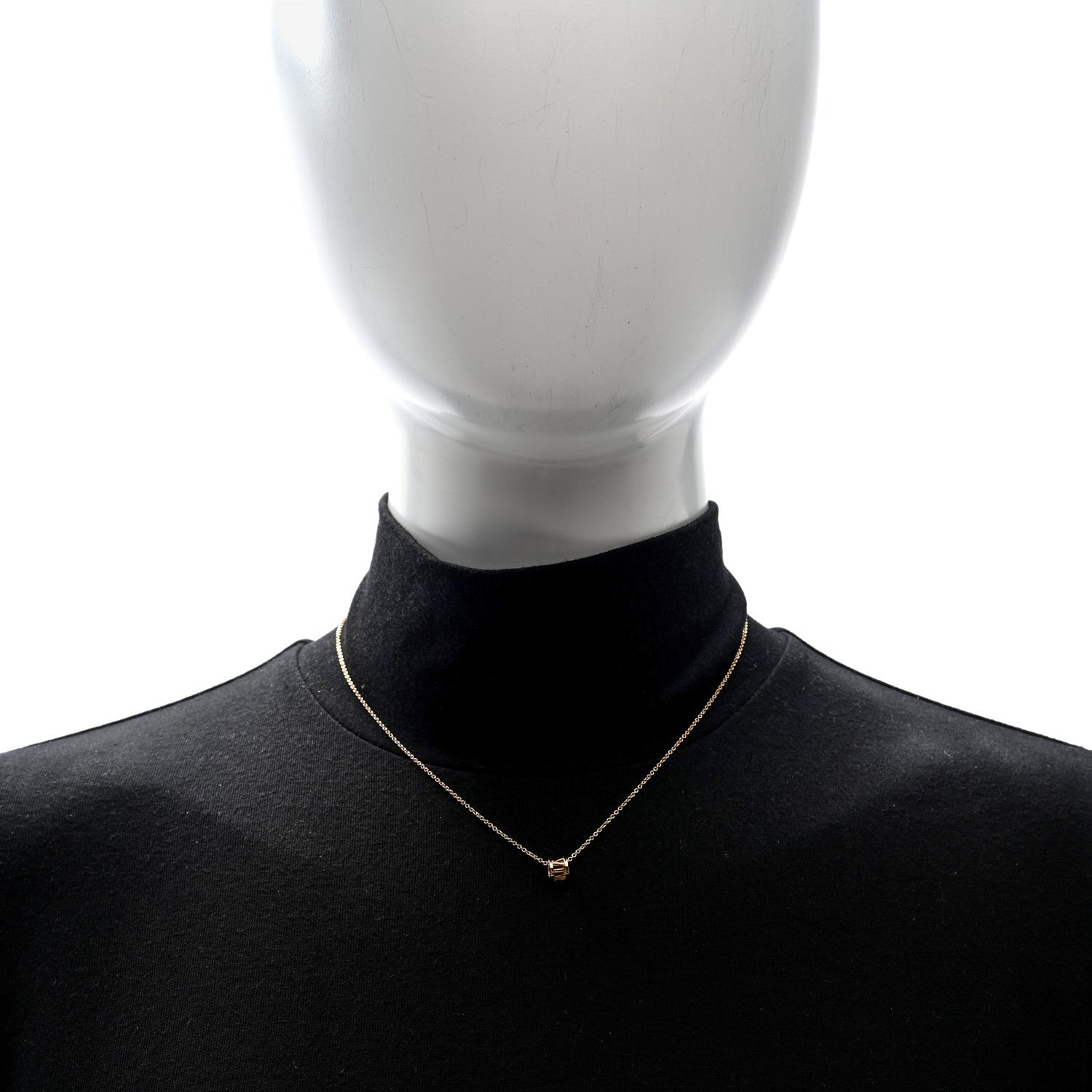 Tiffany 18K Rose Gold Atlas Open Pendant Necklace 2 of 4