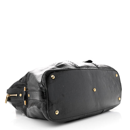 Saint Laurent Patent Oversized MUSE Black 4 of 13
