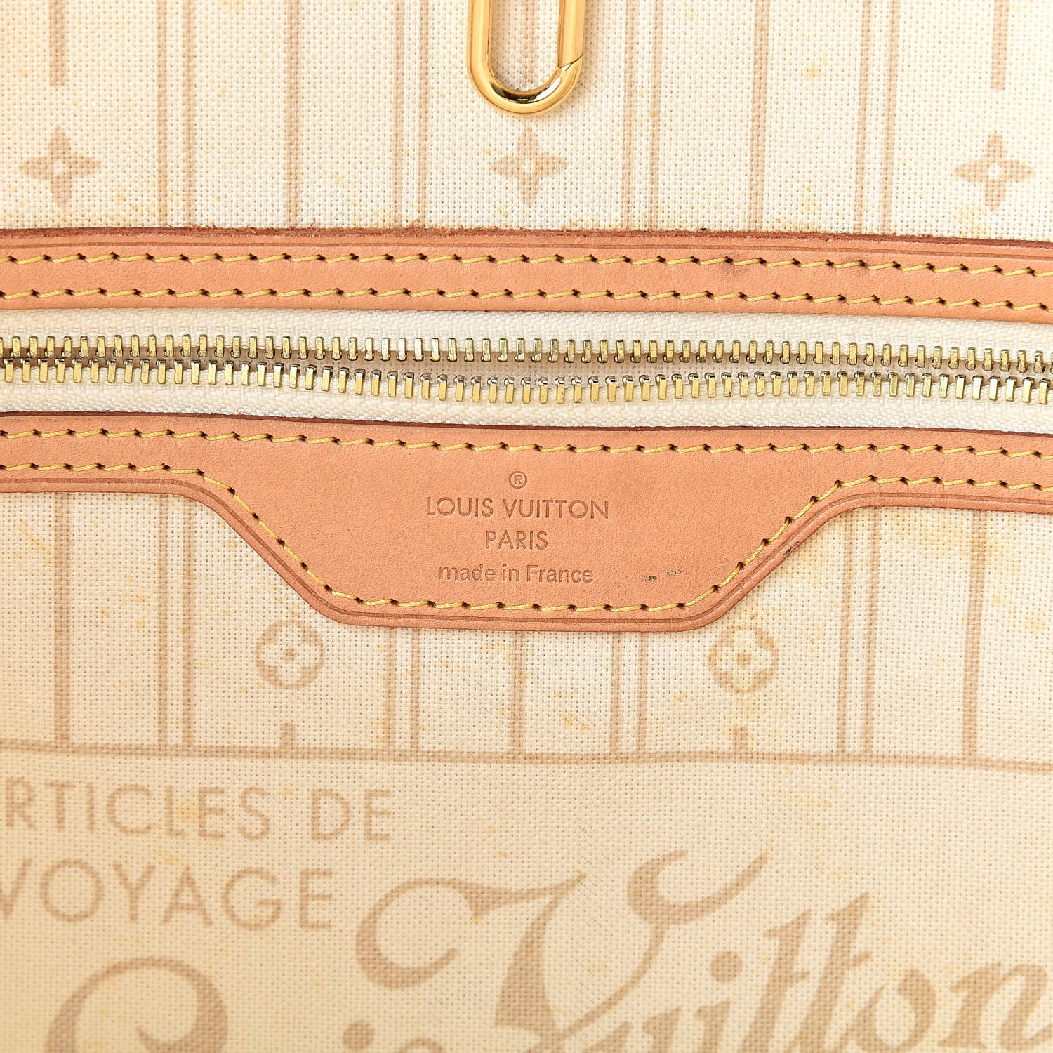 Louis Vuitton Damier Azur Neverfull MM 6 of 11