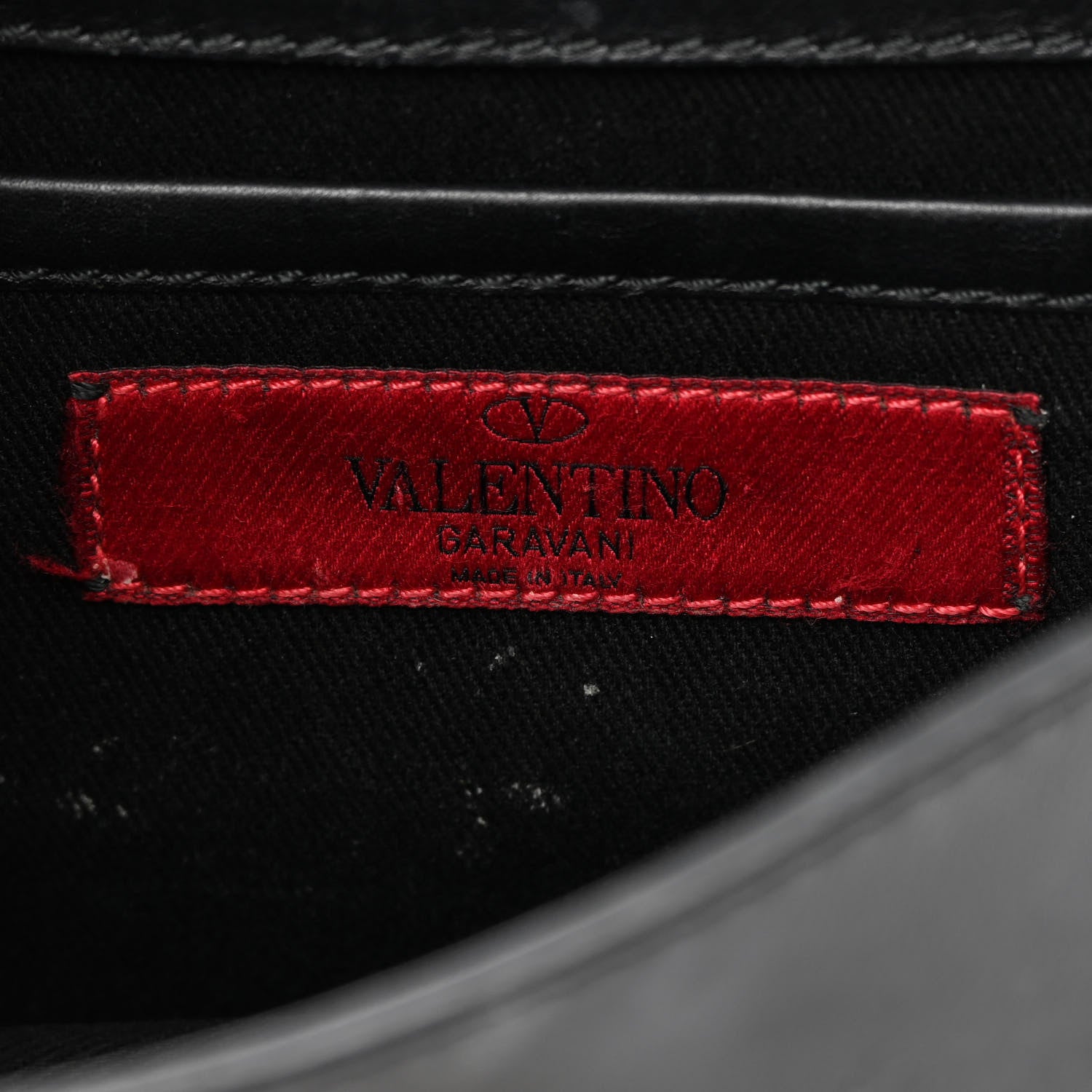 Valentino Garavani Calfskin Rockstud Crossbody Messenger Bag Black 5 of 21