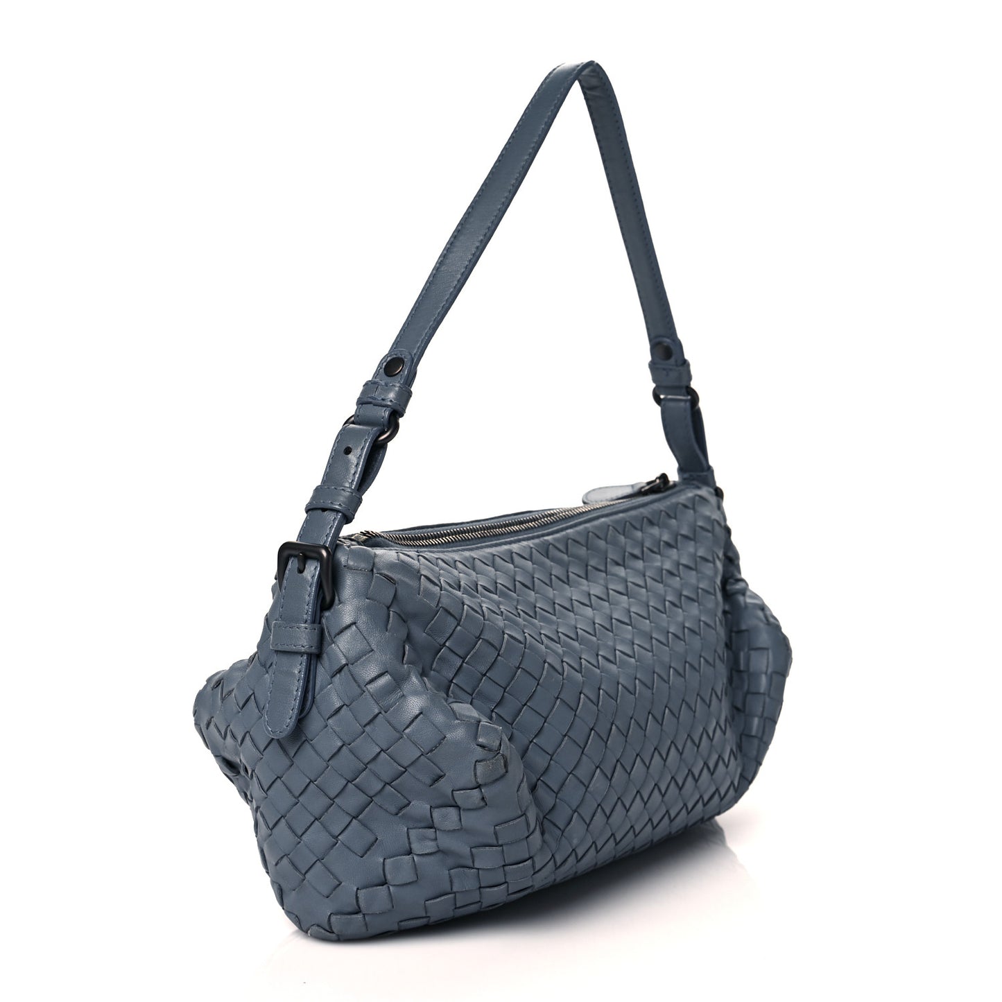 Nappa Intrecciato Seamless Hobo Krim