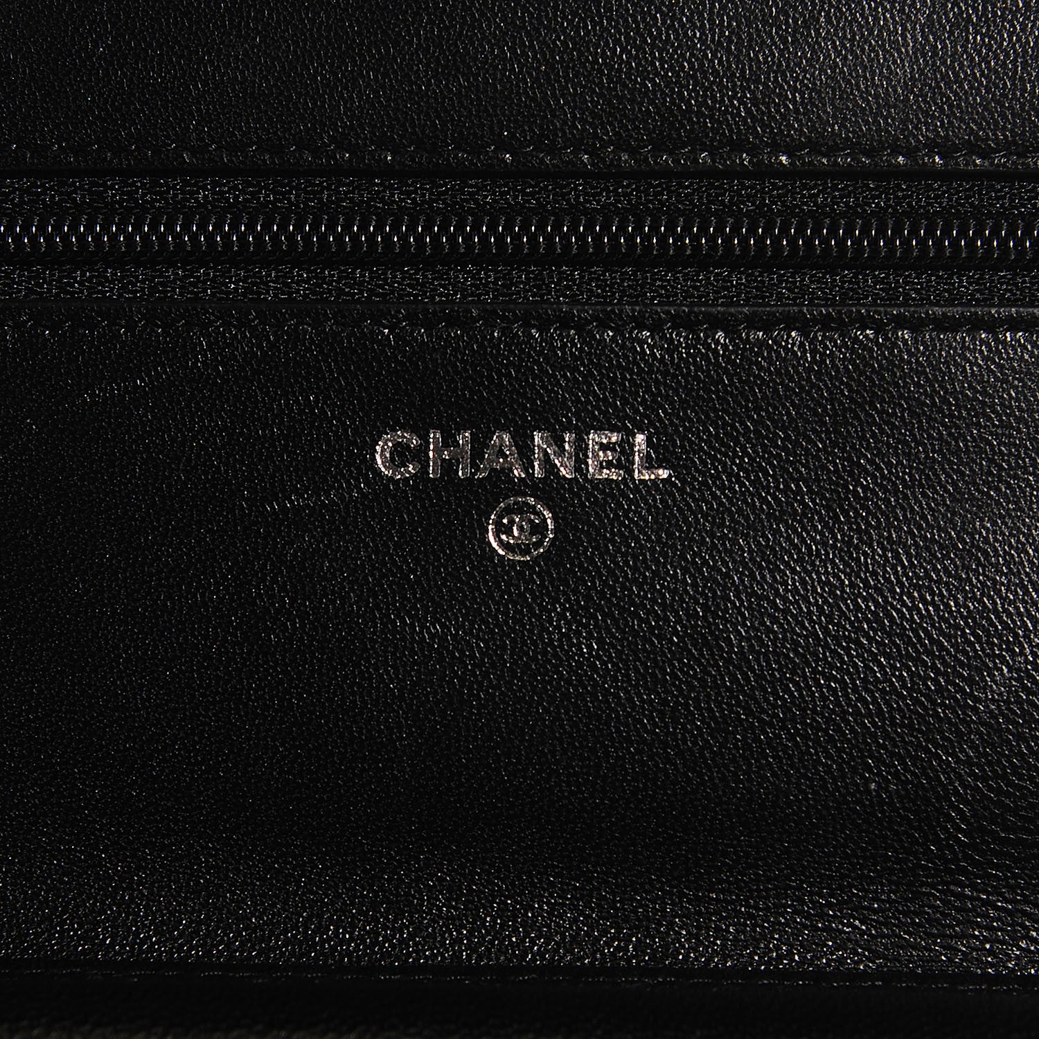 Chanel Lambskin Quilted Boy Wallet On Chain WOC Black 7 of 9