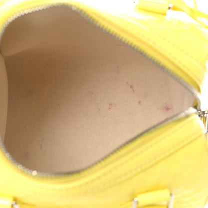Louis Vuitton Damier Facette Speedy Cube PM Yellow 14 of 15