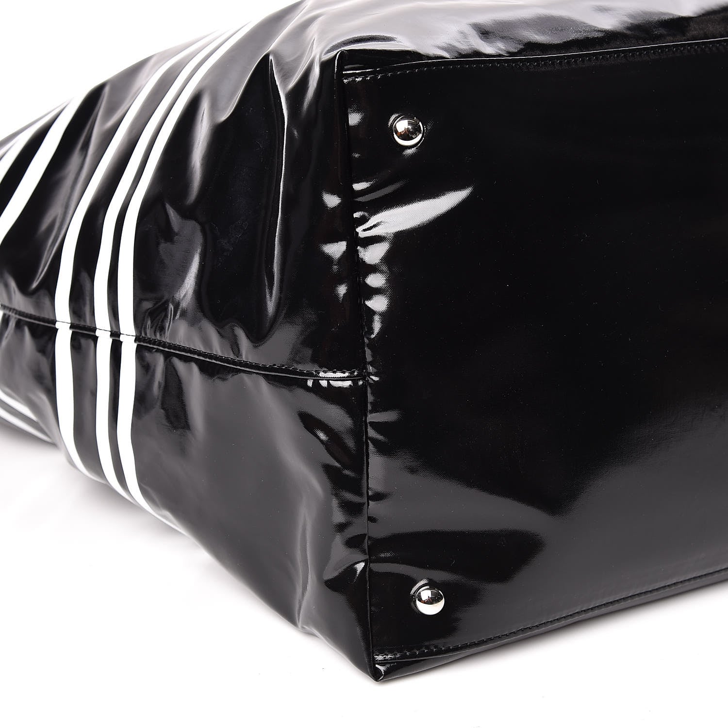 Chanel Vinyl Large La Pausa Bay Shopping Bag Black 9 of 10