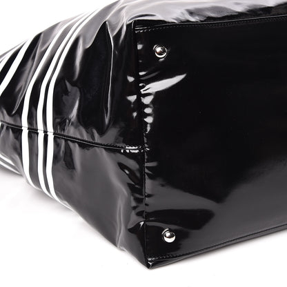 Chanel Vinyl Large La Pausa Bay Shopping Bag Black 9 of 10