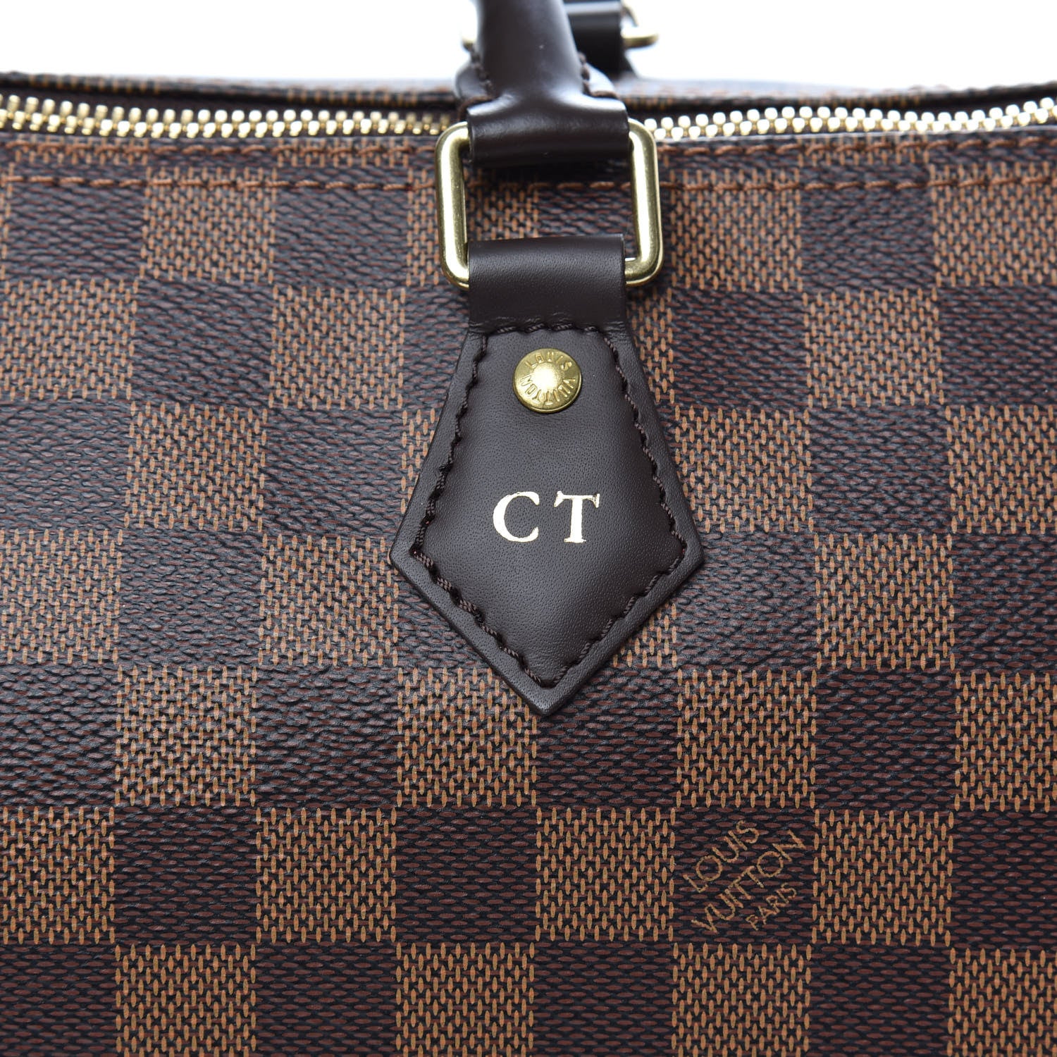 Louis Vuitton Damier Ebene Speedy Bandouliere 30 8 of 11