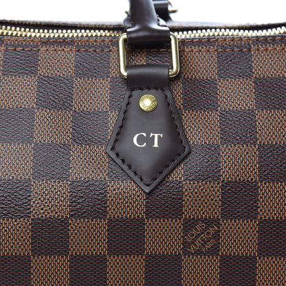 Louis Vuitton Damier Ebene Speedy Bandouliere 30 8 of 11