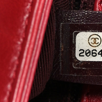 Chanel Glazed Calfskin Quilted Small Coco Boy Flap Red 6 of 9