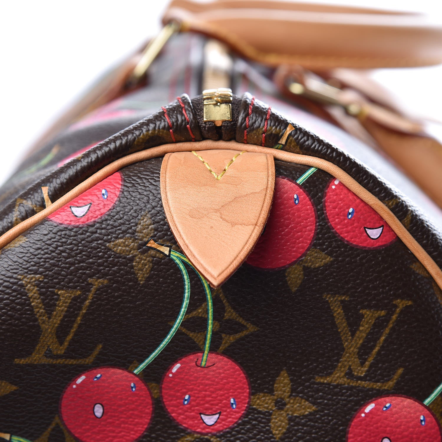 Louis Vuitton Monogram Cerises Keepall 45 11 of 18