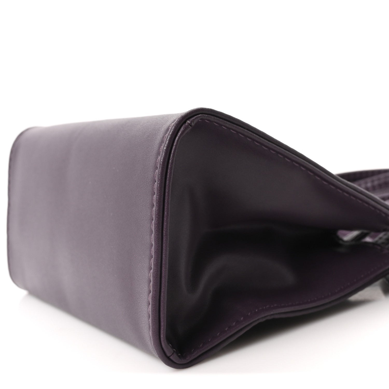 Telfar Vegan Leather Small Shopping Bag Eggplant 10 of 10