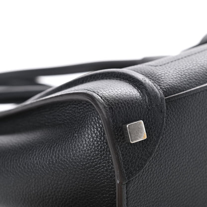 Celine Drummed Calfskin Micro Luggage Black 9 of 15