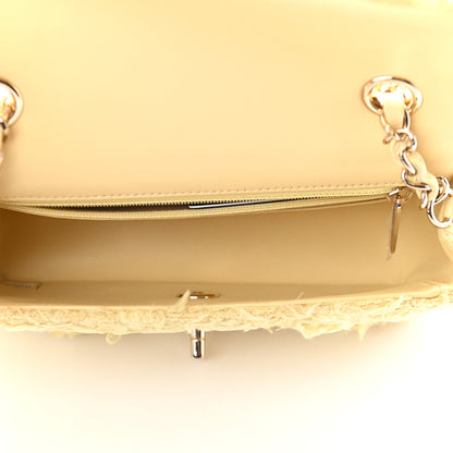 Chanel Tweed Quilted Mini Rectangular Flap Yellow 5 of 9