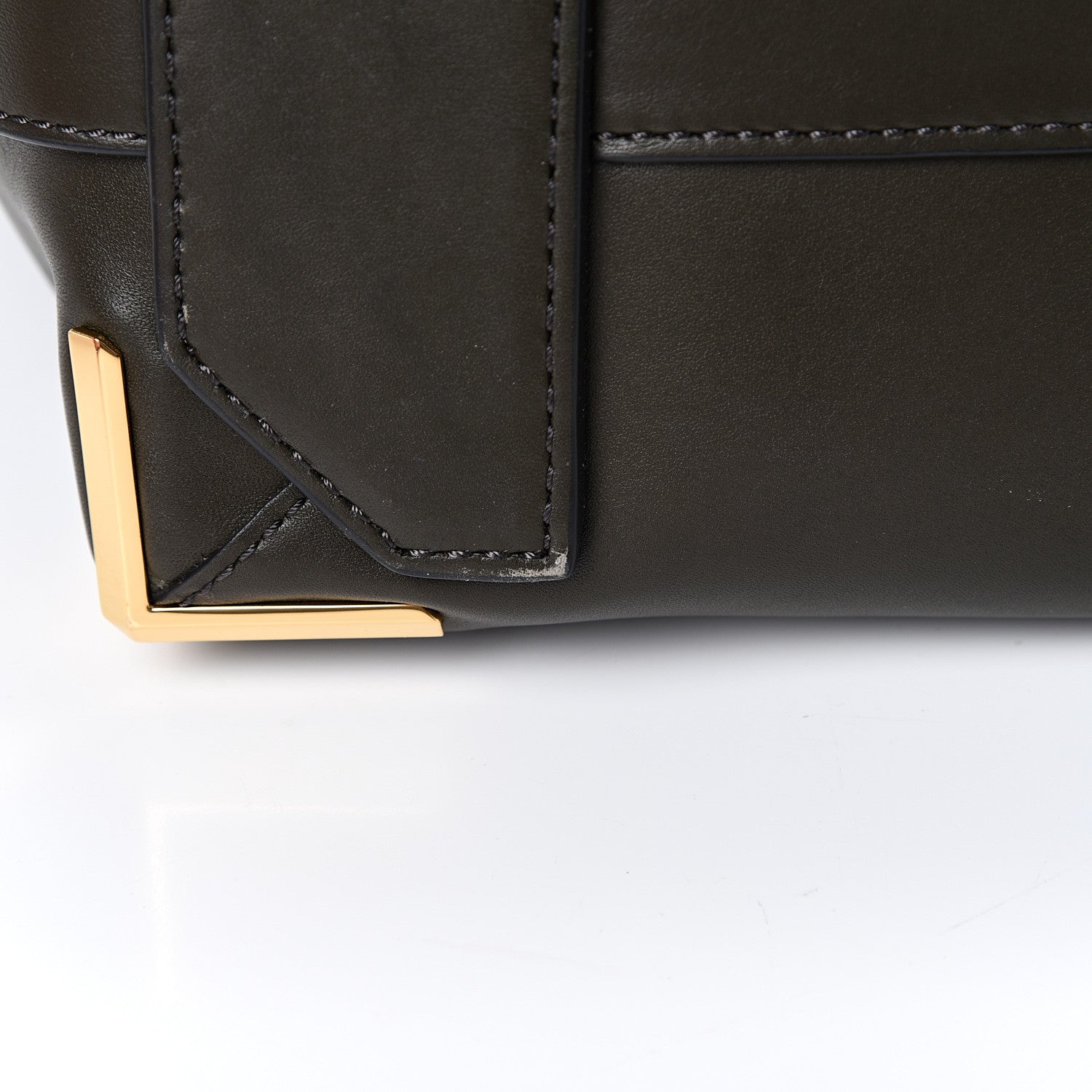 Alexander Wang Calfskin Prisma Skeletal Hobo Dark Green Gold Hardware 9 of 10