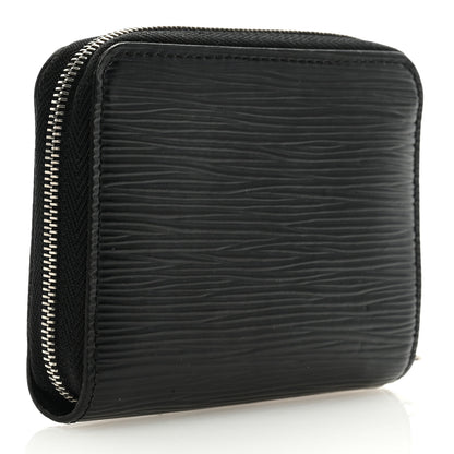 Louis Vuitton Epi Zippy Coin Purse Black 3 of 6