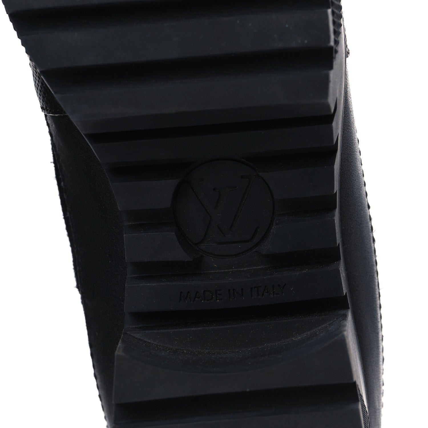 Louis Vuitton Suede Calfskin Jacquard Since 1854 Laureate Platform Desert Boots 39 Black 7 of 9