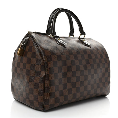 Louis Vuitton Damier Ebene Speedy 30 3 of 15