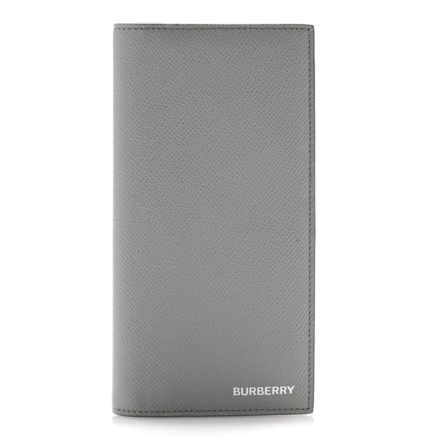 Burberry Grained Calfskin Cavendish Continental Wallet Grey 1 of 8