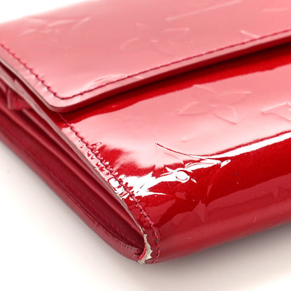 Louis Vuitton Vernis Sarah Wallet Pomme D'Amour 7 of 8