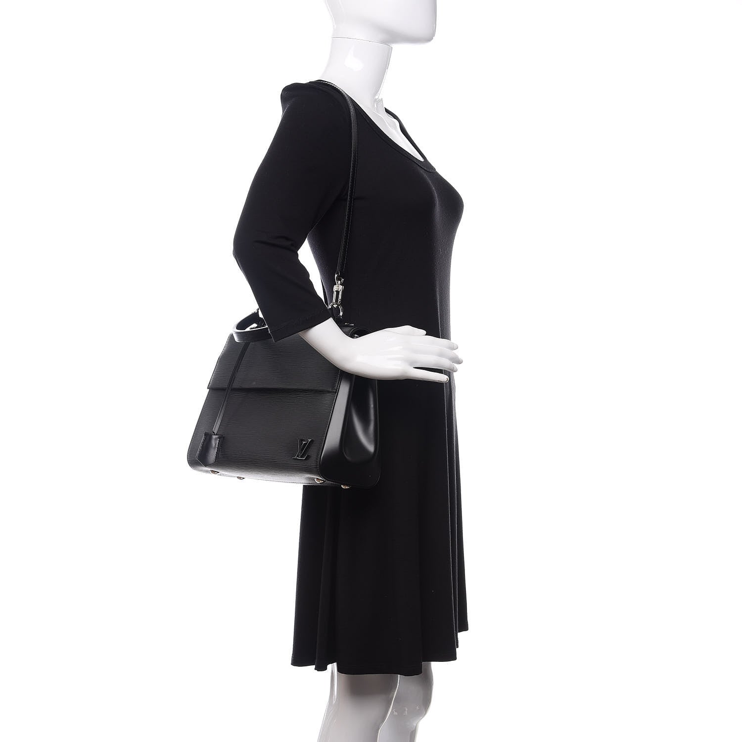 Louis Vuitton Epi Cluny MM Black 2 of 11