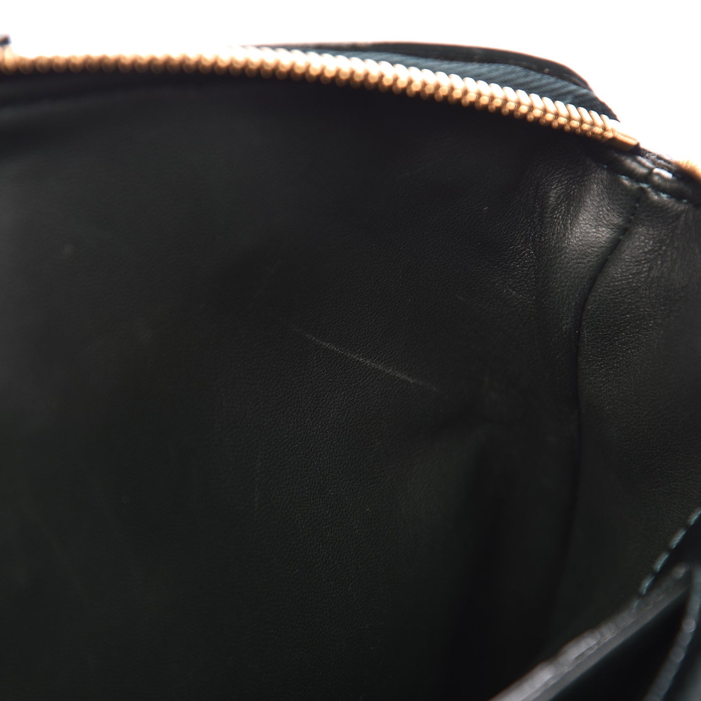 Patent Lambskin Fascination Lockit Vert Fonce