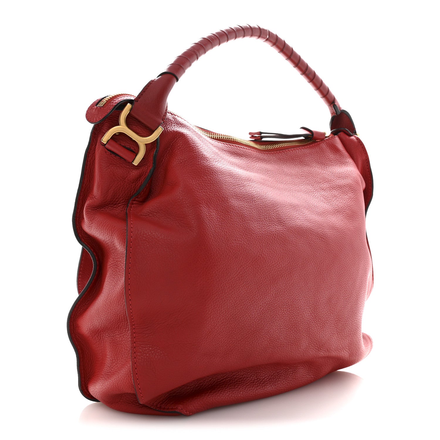 Chloe Calfskin Large Marcie Hobo Red 3 of 13