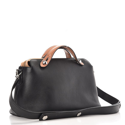 Fendi Vitello Dolce 4 Color Medium By The Way Boston Bag Black Verde Smeraldo Multicolor 3 of 13