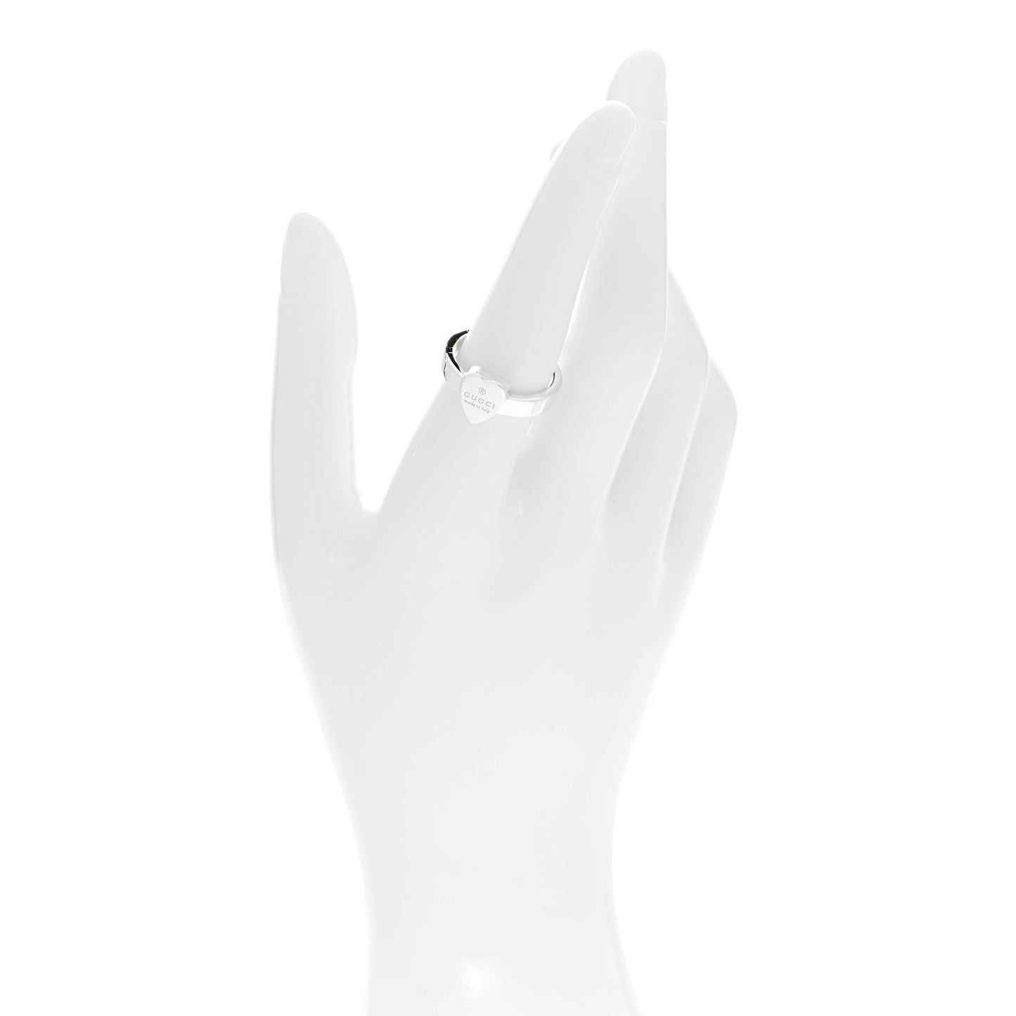 Sterling Silver Trademark Heart Ring 56 7.5