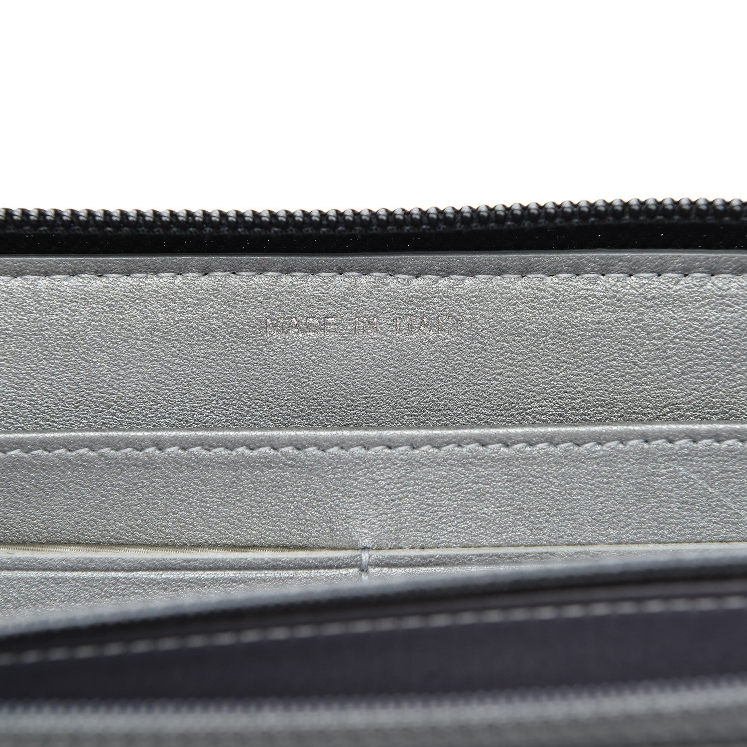 Chanel Lambskin Camellia Embossed Large Zip Around Gusset Wallet Black 7 of 8