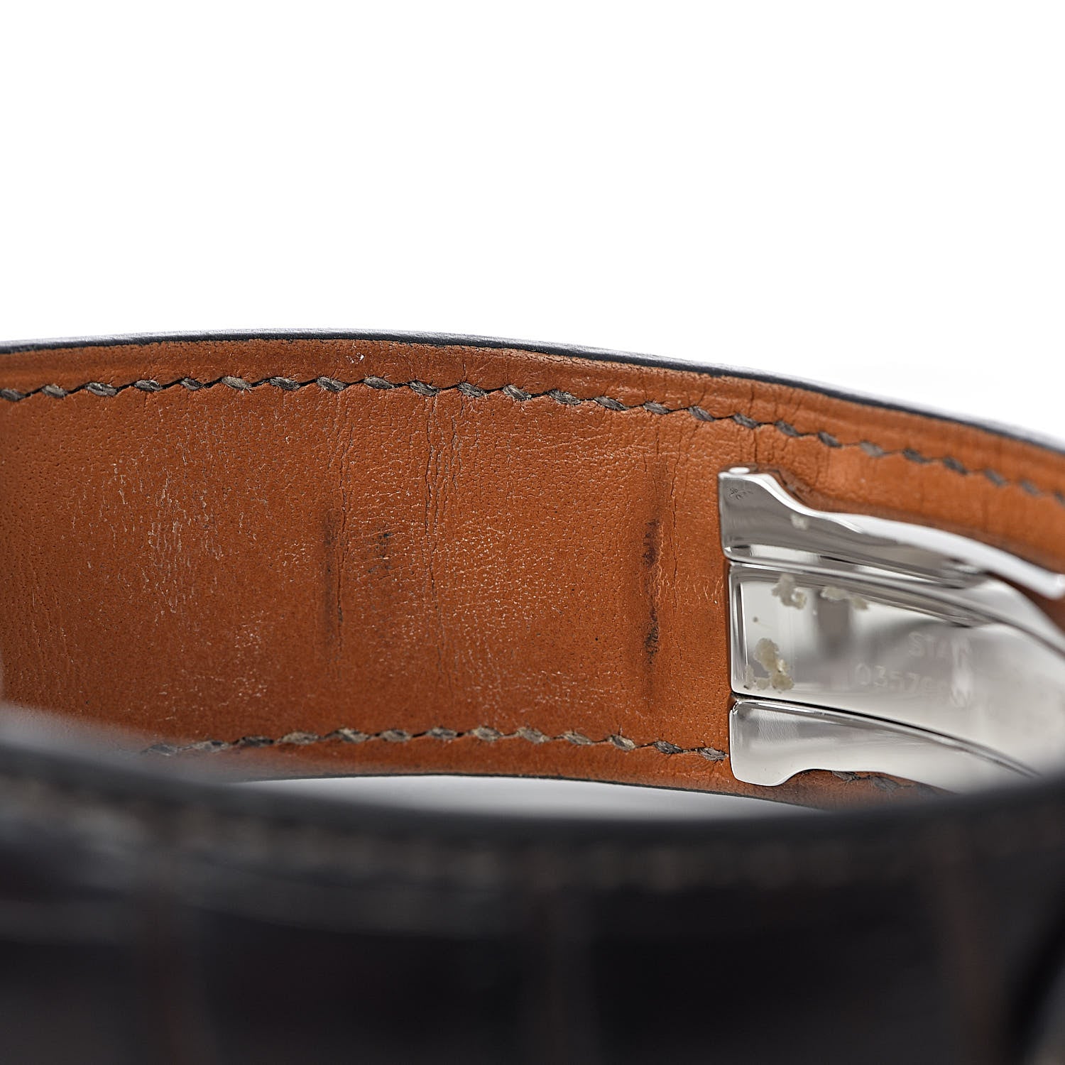 Hermes Stainless Steel Alligator 36mm Cape Cod Automatic Watch Havane 10 of 11
