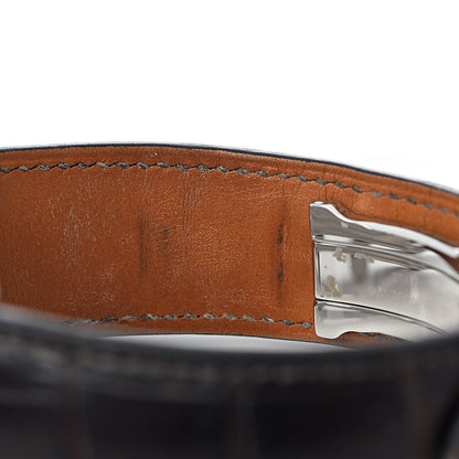 Hermes Stainless Steel Alligator 36mm Cape Cod Automatic Watch Havane 10 of 11