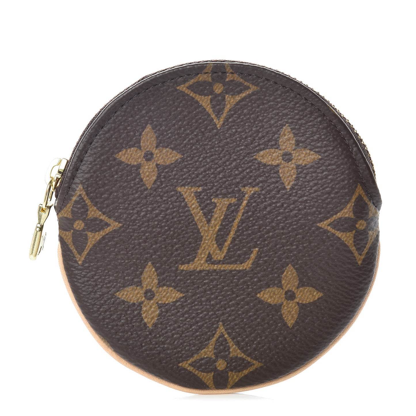 Monogram Round Coin Purse