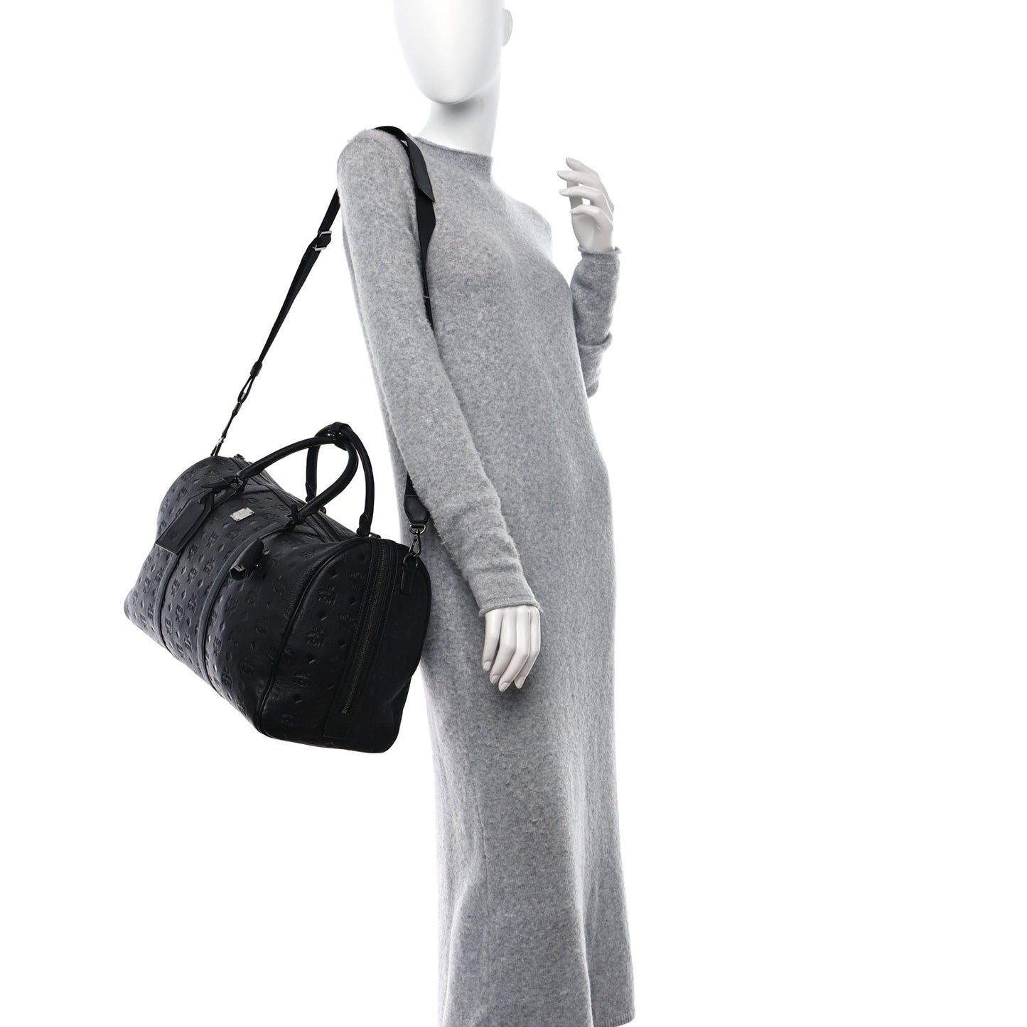 Calfskin Ottomar Duffle Bag Black