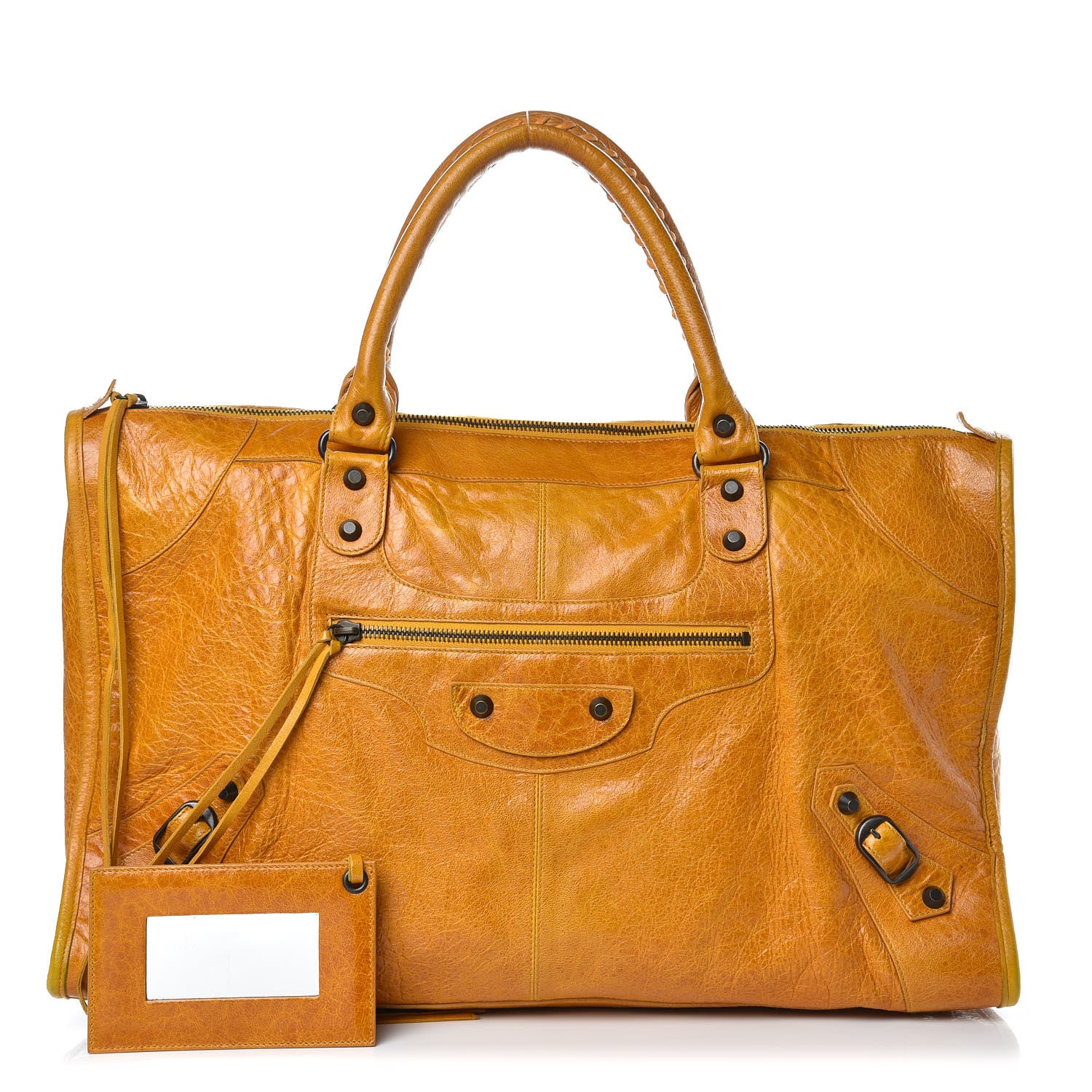 Balenciaga Agneau Classic Hardware Work Marigold 1 of 13
