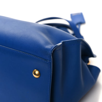 Saint Laurent SAINT LAURENT Calfskin Small Classic Y Cabas Royal Blue 12 of 14