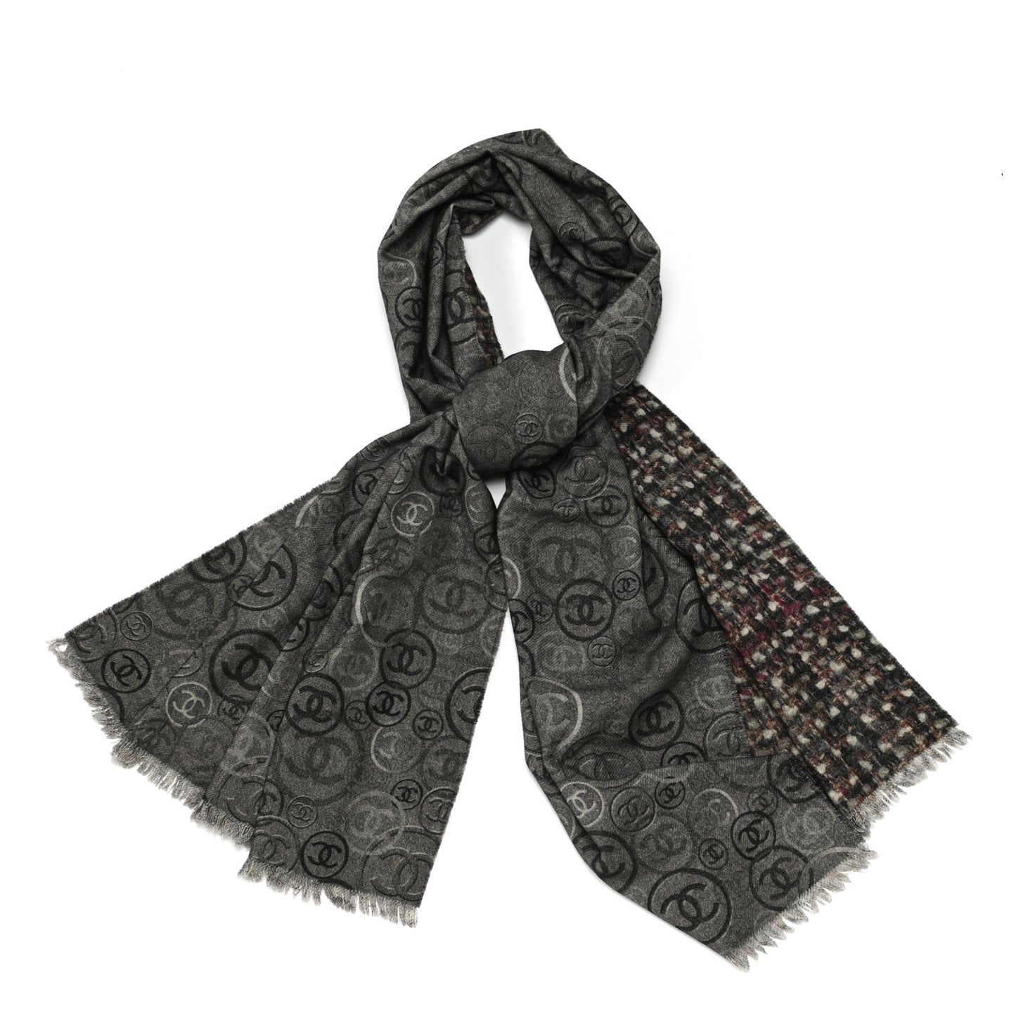 Cashmere CC Scarf Grey Multicolor